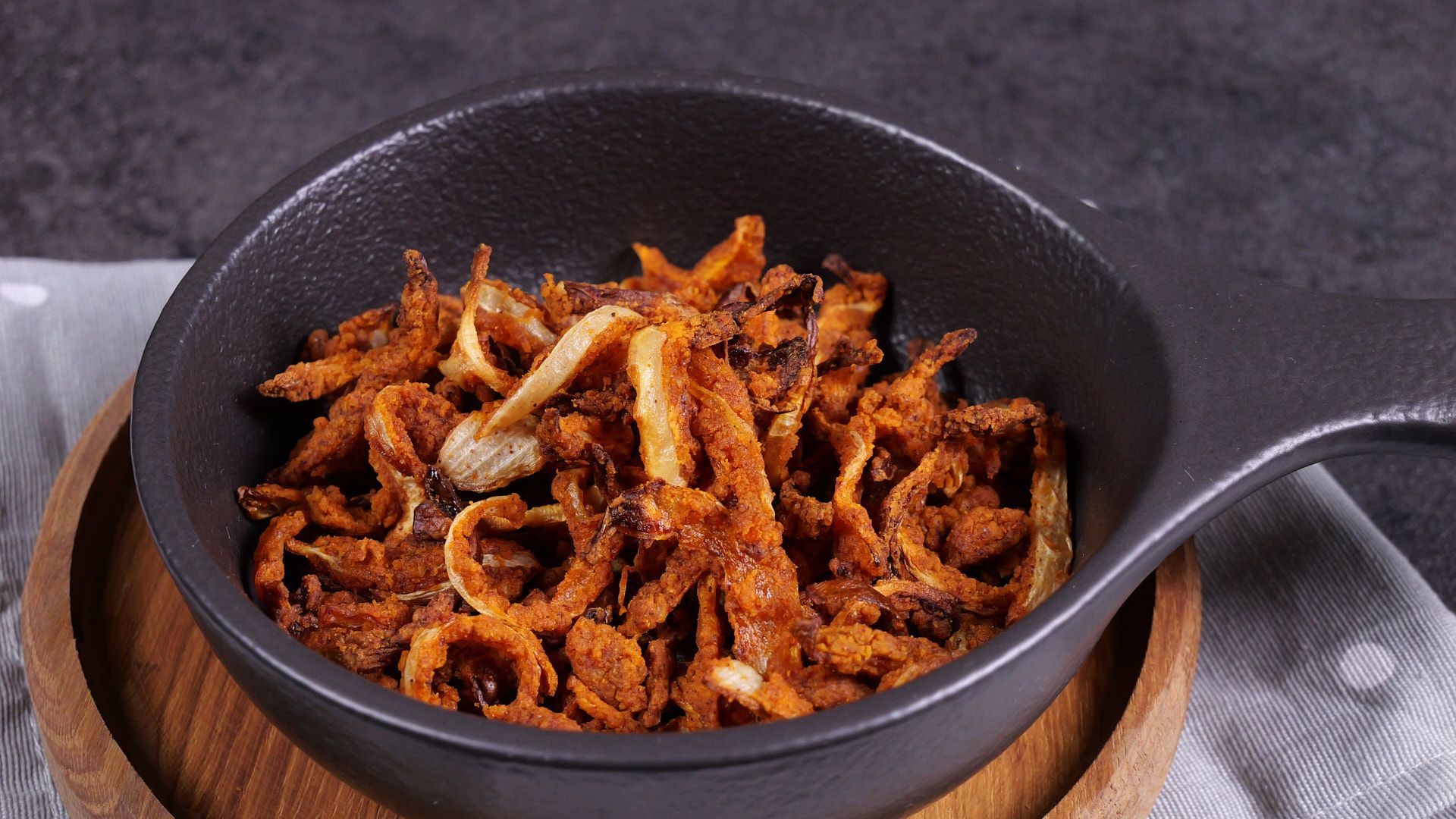 Air Fryer Onion Chips — finished dish
