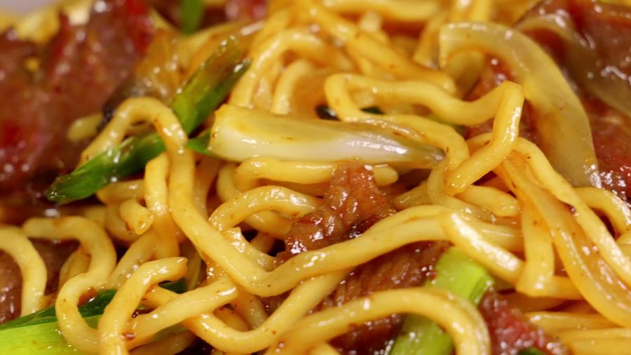 Beef & Onion Noodles