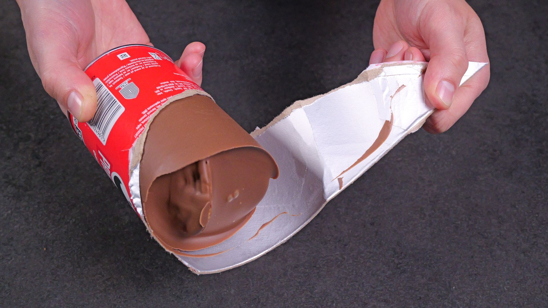 Chocolate-Filled Pringles Tube — finished dish
