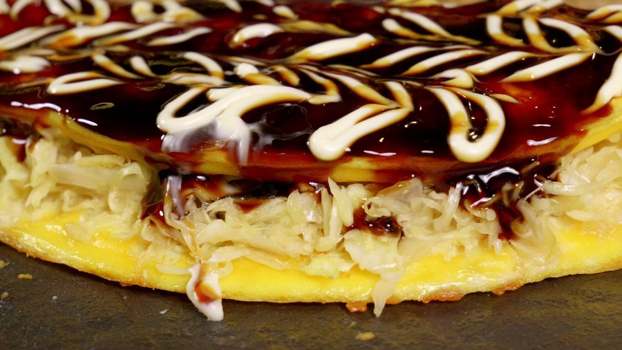 Japanese-Style Cabbage Egg Pancake