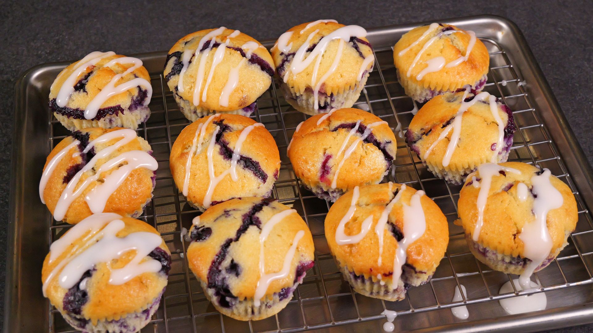 Lemon Blueberry Muffins — finished dish
