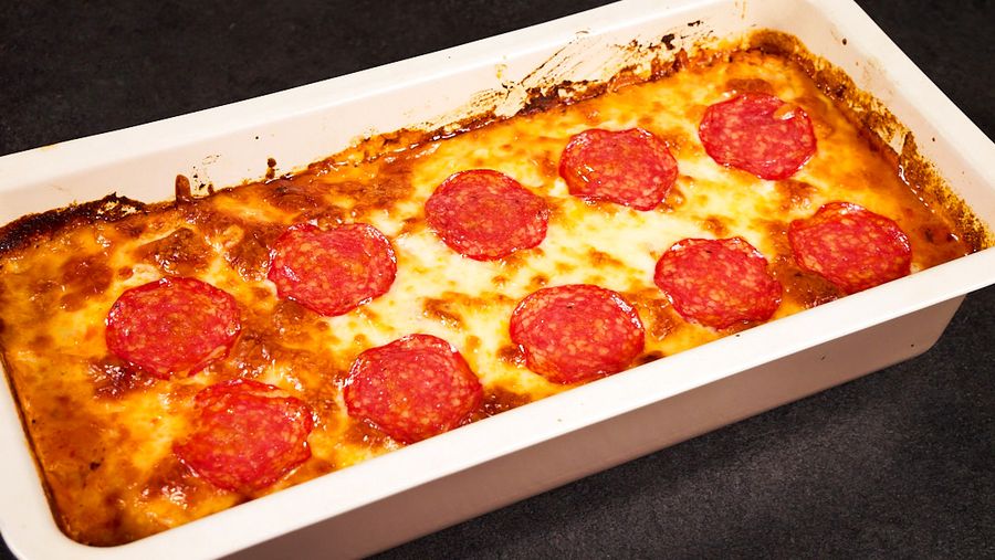 Oven-Baked Italian Tomato Noodles — finished dish