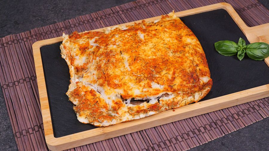 Potato Meat Dinner in Parchment Paper — finished dish