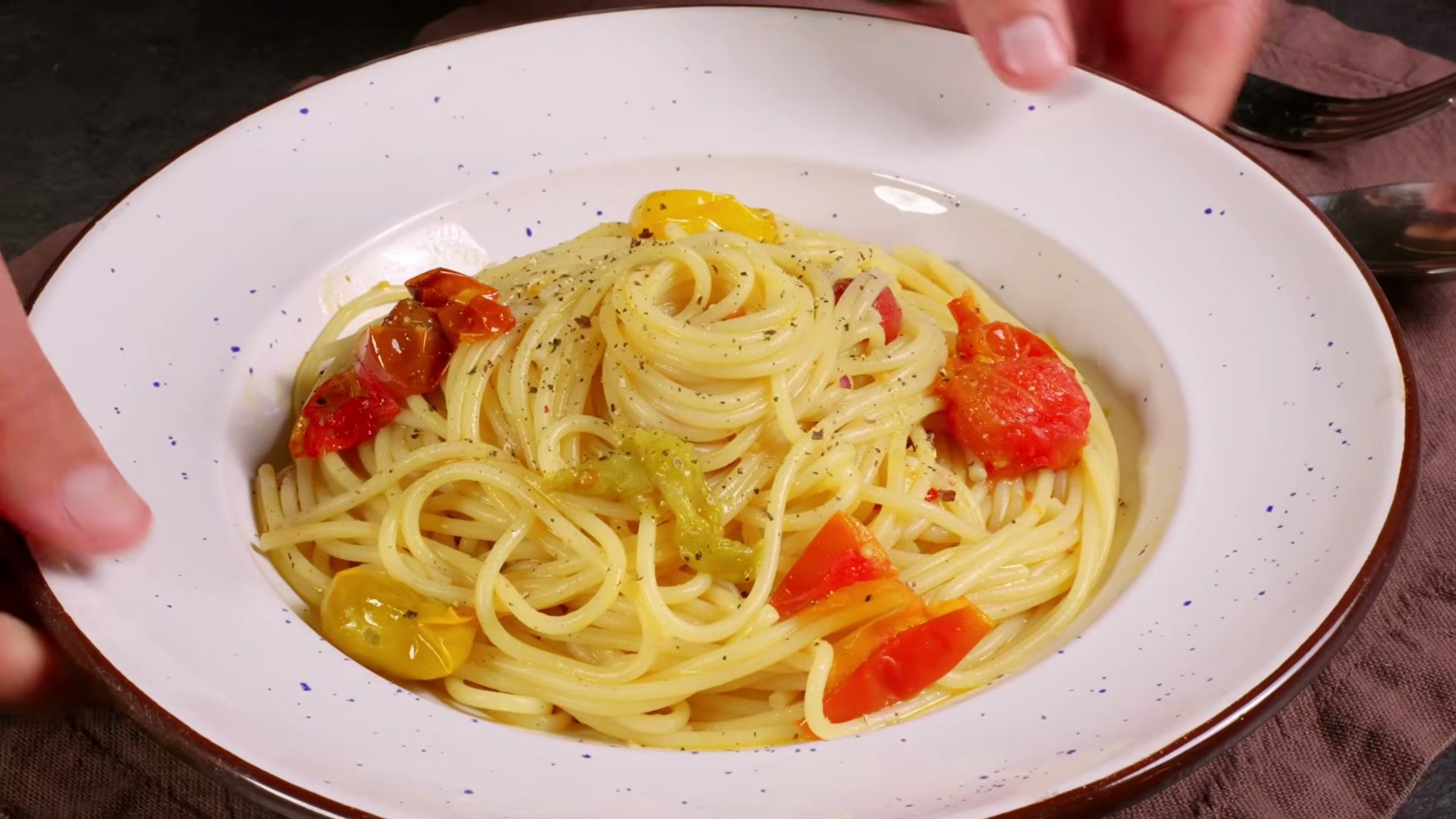 Roasted Cherry Tomato Pasta