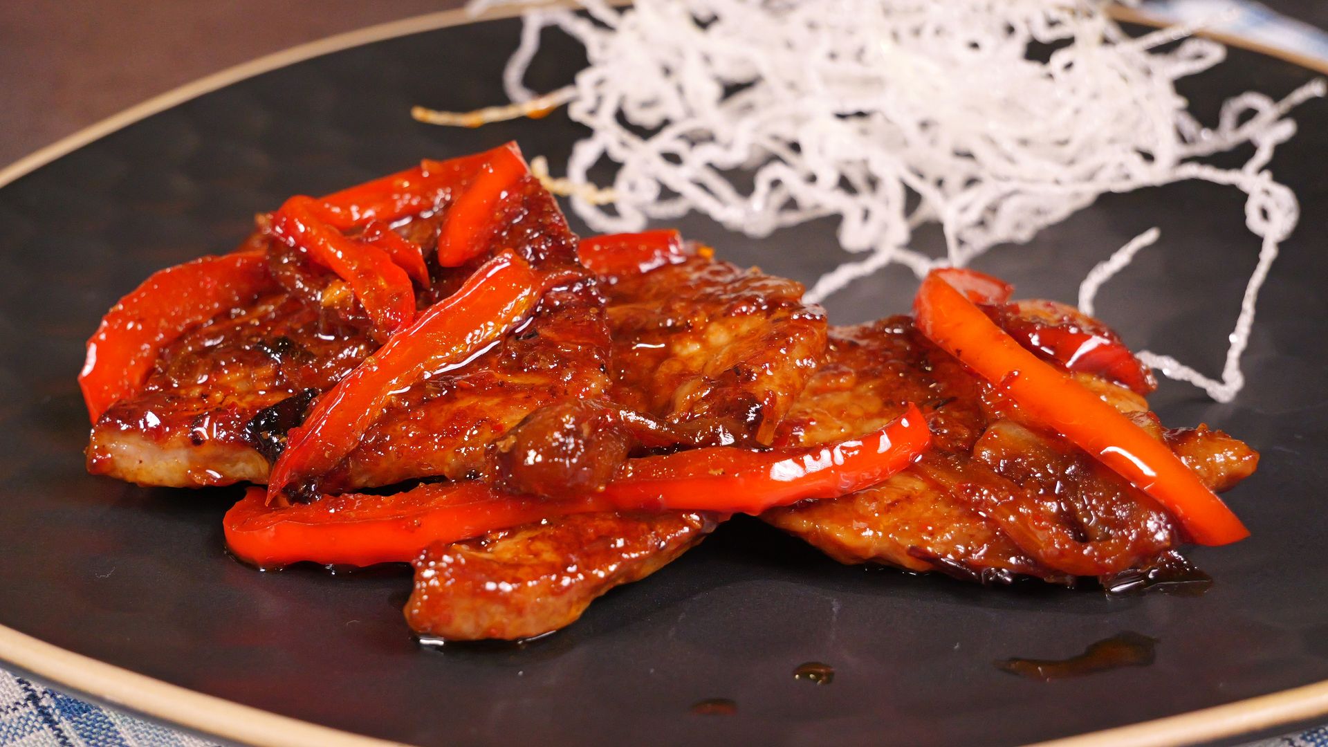 Tender Chinese Beef Stir-Fry — finished dish